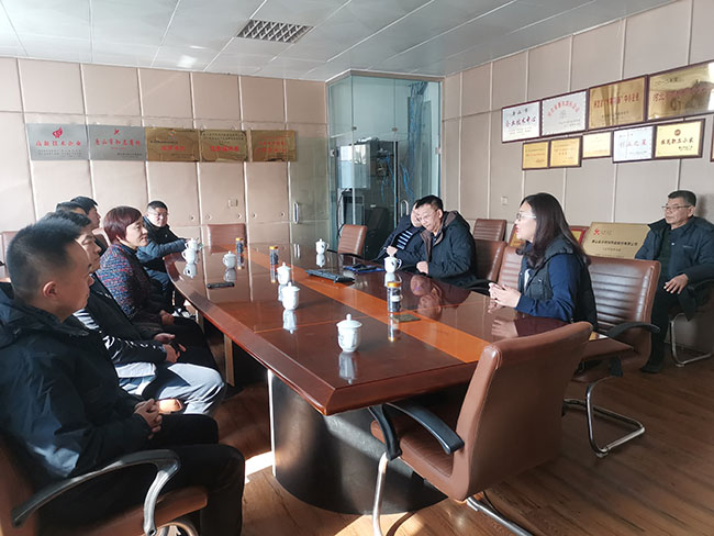 Federasi Industri dan Perdagangan Shandong mengunjungi Perusahaan Tangshan Jinsha